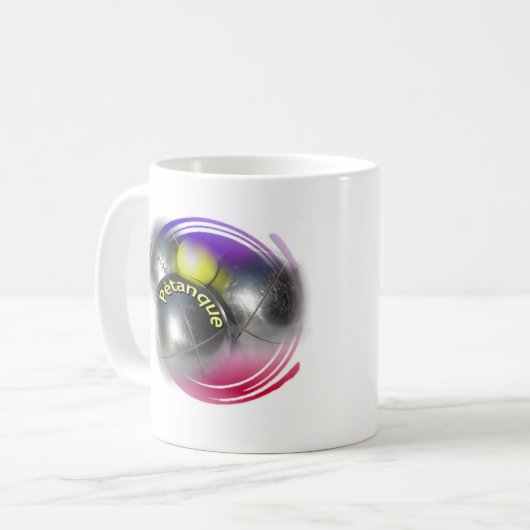 Cooles Design für Stahlkugeln Kaffeetasse (Vorderseite Links)