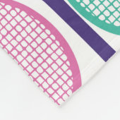 Cooles Design für Tennisspieler, Trainer... Fleecedecke (Ecke)