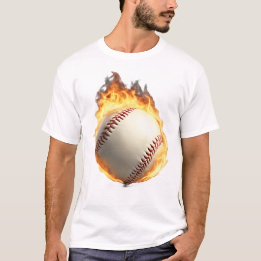 Cooles Design im Baseball T-Shirt (Vorderseite)