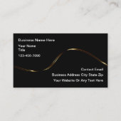 Cooles Design moderner Baukarten Visitenkarte (Vorderseite)