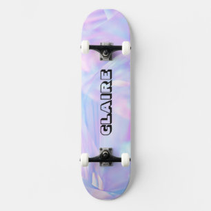 Cooles Design Namens Sammler Lila Holografisch Skateboard