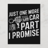 Cooles Design nur noch ein Auto I Versprechen Flyer (Hinten)