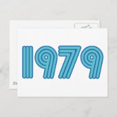 Cooles Design von 1979 Postkarte (Vorne/Hinten)