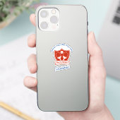 Cooles Design von Pickleball Aufkleber (Telefon)