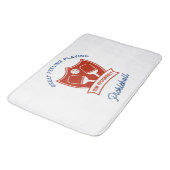 Cooles Design von Pickleball Badematte (Schrägansicht)