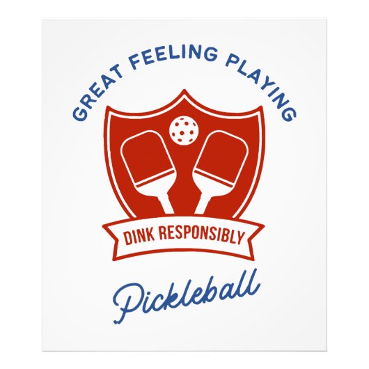 Cooles Design von Pickleball Fotodruck (Vorne)