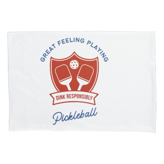 Cooles Design von Pickleball Kissenbezug (Vorderseite)