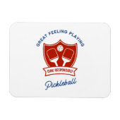 Cooles Design von Pickleball Magnet (Horizontal)