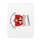 Cooles Design von Pickleball Magnet (Vertikal)