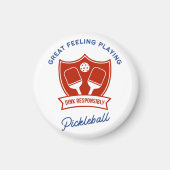 Cooles Design von Pickleball Magnet (Vorne)