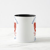 Cooles Design von Pickleball Tasse (Zentrum)