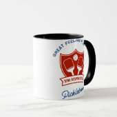 Cooles Design von Pickleball Tasse (VorderseiteRechts)