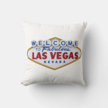 cooles Designerkissen willkommen in Las Vegas