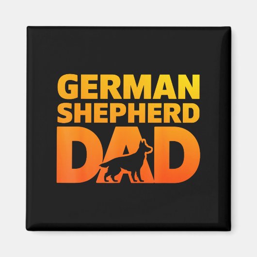 Cooles Deutsches Schäferhund-Design für Männer Jun Magnet (Vorne)