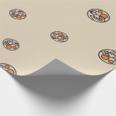 Cooles dezentrales und kryptowährendes Münzzeichen Geschenkpapier (Ecke)