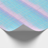 Cooles digitales Vaporwave Poolcore Pink Blue Must Geschenkpapier (Ecke)