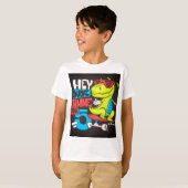 Cooles Dino Skate T-Shirt I Tierisches Shirt von U (Vorne ganz)