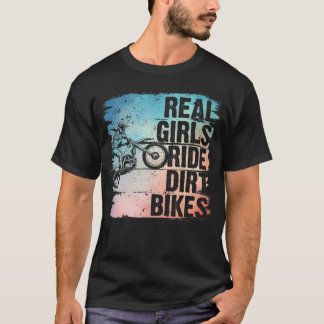 Cooles Dirt Bike für Frauen Mädchen Motocross Bike T-Shirt
