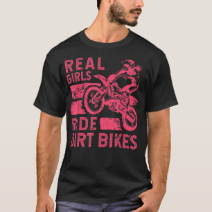 Cooles Dirt Bike für Frauen Motocross Biker Rac T-Shirt