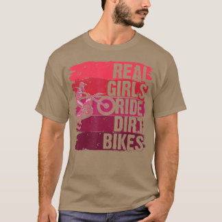 Cooles Dirt Bike für Frauen Motocross Biker Rac T-Shirt