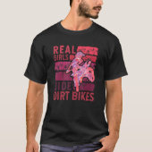 Cooles Dirt Bike für Frauen Motocross Biker Rac T-Shirt (Vorderseite)