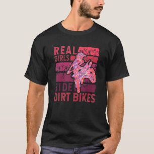 Cooles Dirt Bike für Frauen Motocross Biker Rac T-Shirt