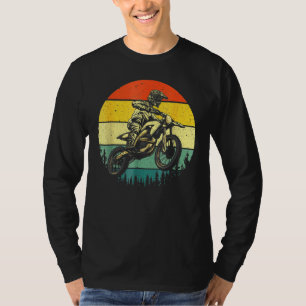 Cooles Dirt Bike Männer Motocross Vintage Motorräd T-Shirt