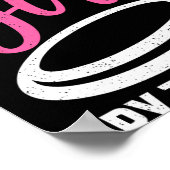 Cooles Disc-Golf-Design für Frauen Mädchen Disc-Go Poster (Ecke)