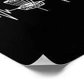 Cooles Disc-Golf-Design für Männer Frauen Disc-Gol Poster (Ecke)