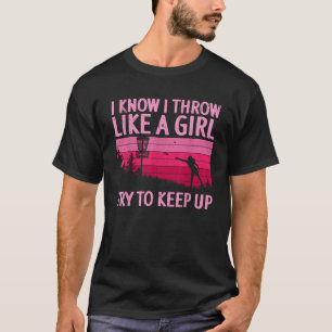 Cooles Disk Golf Design für Women Girls Disc Golf T-Shirt