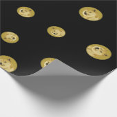 Cooles Dogecoin-Kryptowährungszeichen Geschenkpapier (Ecke)