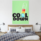 Cooles Down Leinwanddruck (Insitu (Schlafzimmer))