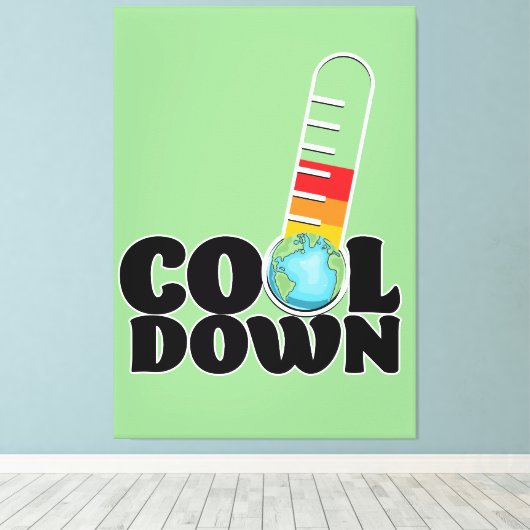 Cooles Down Leinwanddruck (Insitu (Holzboden))