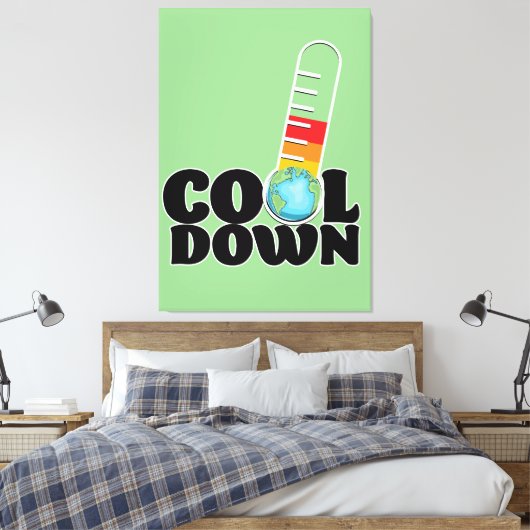 Cooles Down Leinwanddruck (Insitu (Schlafzimmer))