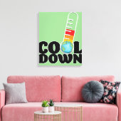 Cooles Down Leinwanddruck (Insitu (Wohnzimmer))