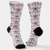 Cooles Dragonfly-Codingcore Pink Wrapping Paper Socken (Gewinkelt)