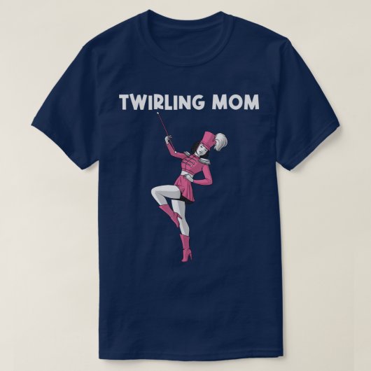 Cooles Drehverhalten für die Mama Mutter Baton wir T-Shirt (Design vorne)