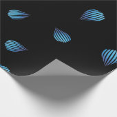 Cooles Dropil Kryptowährungszeichen Geschenkpapier (Ecke)