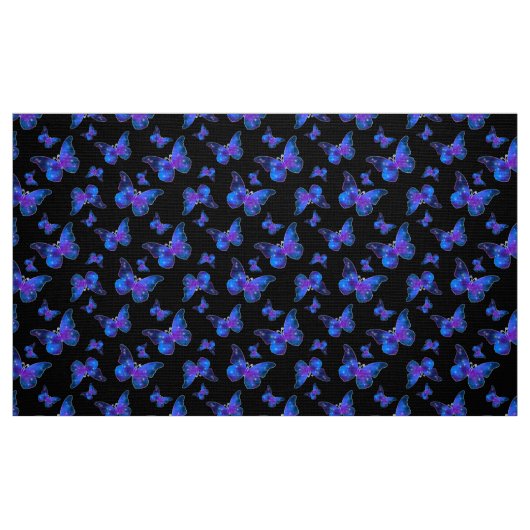 cooles, dunkelblaues Muster Stoff (Fat Quarter (45,7 x 55,9 cm))