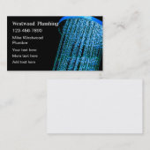 Cooles Duschwasser Visitenkarte (Vorne/Hinten)