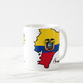 Cooles Ecuador Kaffeetasse (VorderseiteRechts)