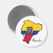 Cooles Ecuador Magnet (Vorderseite/Rückseite)