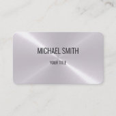 Cooles Edelstahl-Metallsiegel #8 Visitenkarte (Vorderseite)