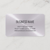 Cooles Edelstahl-Metallsiegel #8 Visitenkarte (Rückseite)