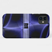 Cooles Edelstahlmetall 14 Case-Mate iPhone Hülle (Rückseite (Horizontal))