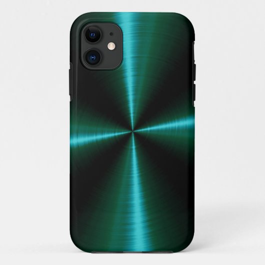 Cooles Edelstahlmetall 2 Case-Mate iPhone Hülle (Rückseite)
