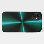 Cooles Edelstahlmetall 2 Case-Mate iPhone Hülle (Rückseite (Horizontal))