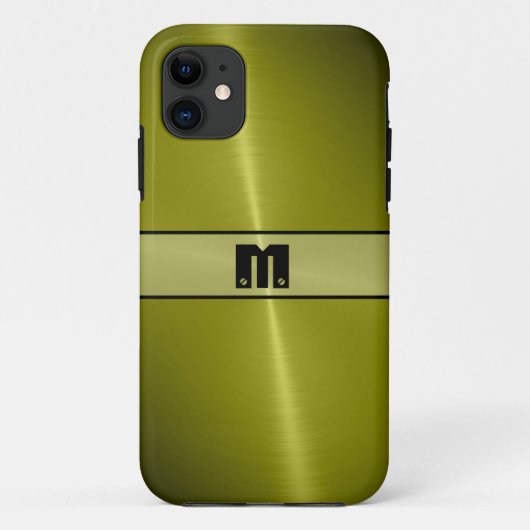 Cooles Edelstahlmetall 6 Case-Mate iPhone Hülle (Rückseite)