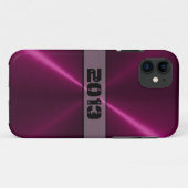 Cooles Edelstahlmetall Case-Mate iPhone Hülle (Rückseite (Horizontal))