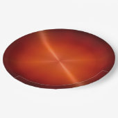 Cooles Edelstahlmetall Nr. 50 Pappteller (Schrägansicht)